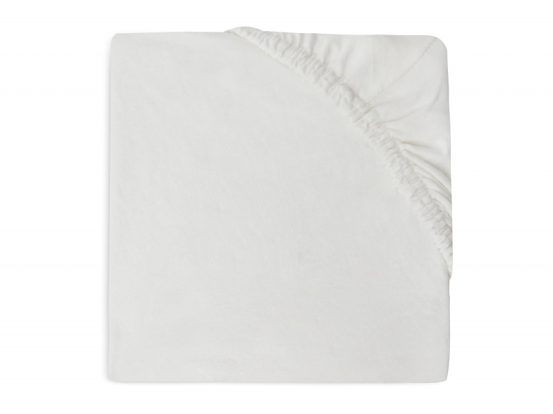 JOLLEIN Napínacia plachta 140x70 cm Ivory