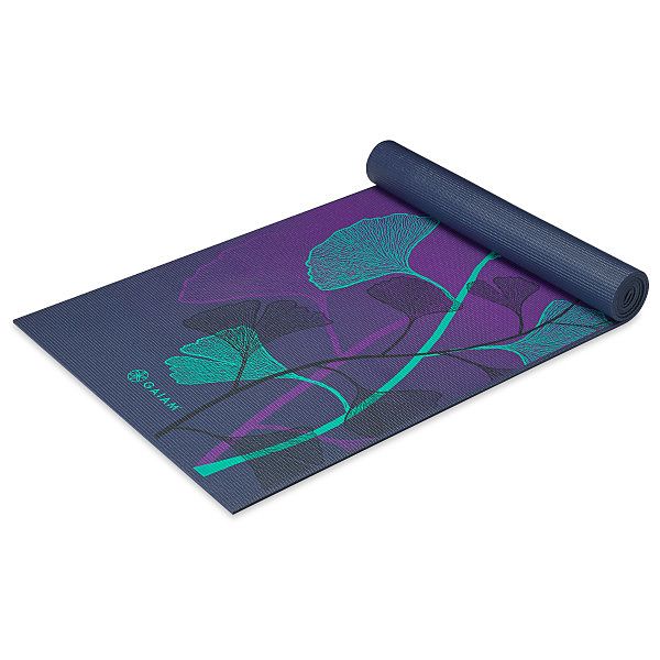 Gaiam Podložka na jogu a pilates Premium LILY 173x61x0,6cm, fialová