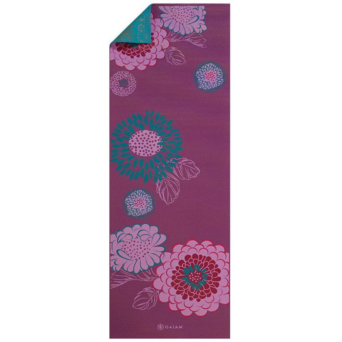 Gaiam Obojstranná podložka na cvičenie 173x61x0,6cm, fialová