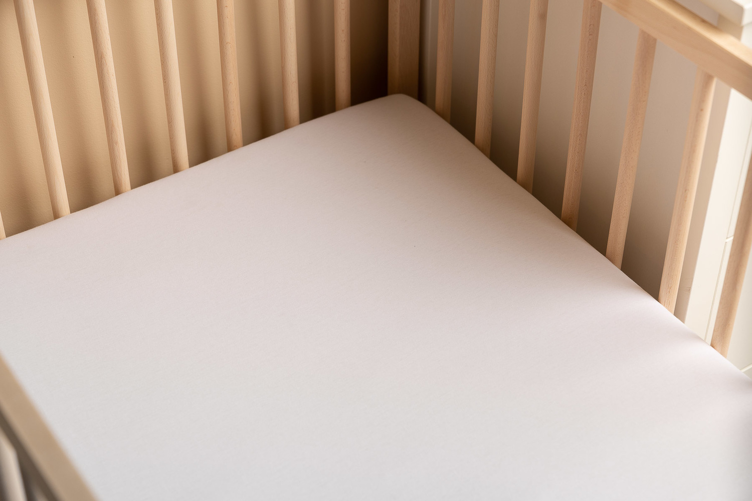 Sensillo Prestieradlo do postieľky Bambus 120x60cm, biela