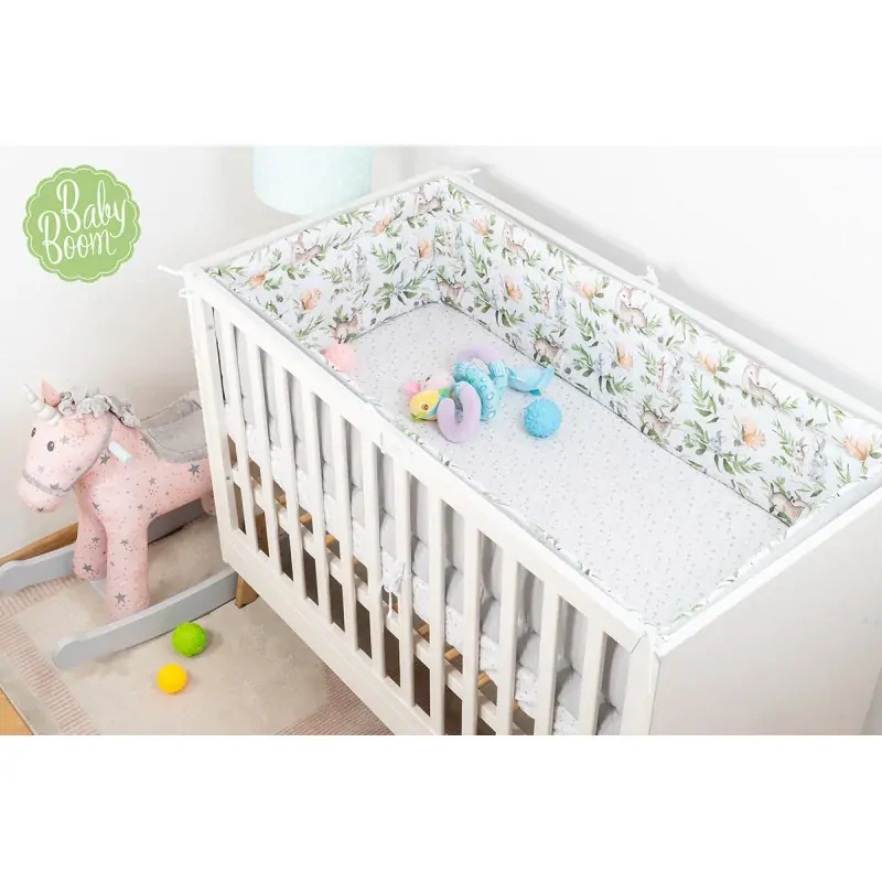 Babyboom Prémiový obojstranný mantinel okolo celej postieľky Džungľa