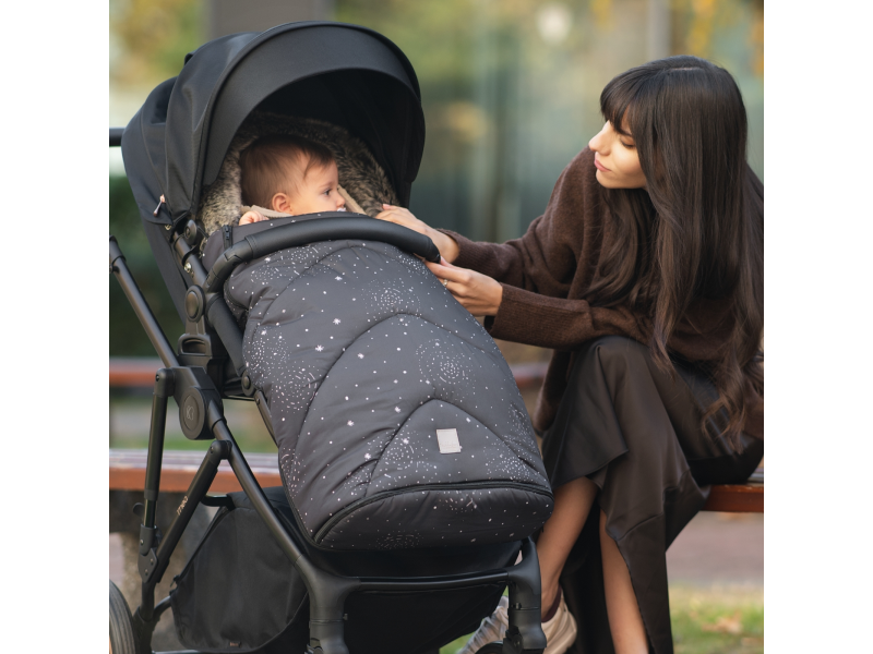 KIKKABOO Fusak zimný Trendy Galaxy Black