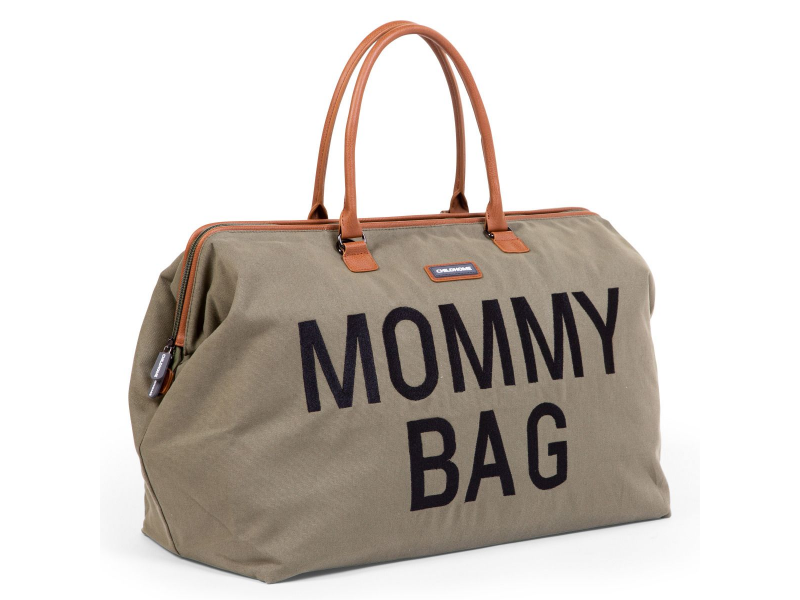 CHILDHOME Prebaľovacia taška MOMMY BAG BIG CANVAS KHAKI