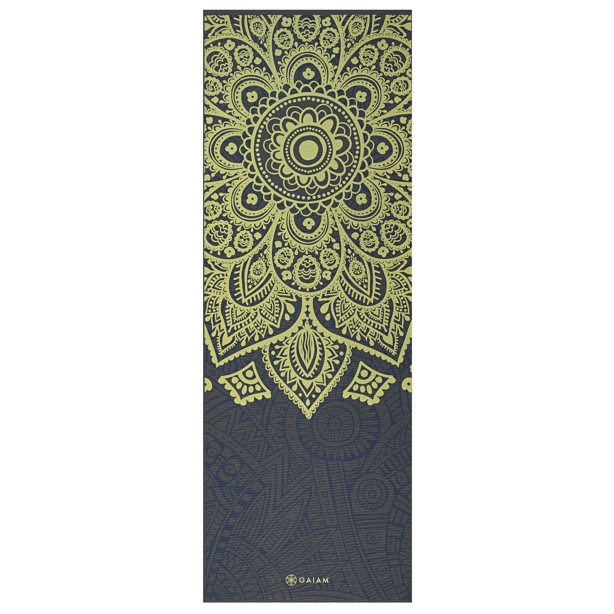 Gaiam Podložka na jogu Premium SUNDIAL Layers 173x61x0,6cm, sivá