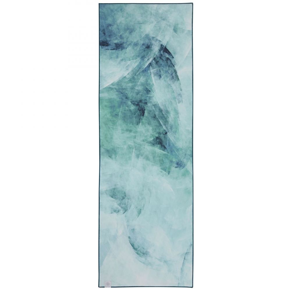 Gaiam Podložka na Hot jogu 173x61x0,5cm, svetlomodrá