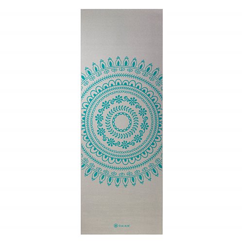 Gaiam Podložka na jogu Marrakesh 198x66x0,6cm, sivá
