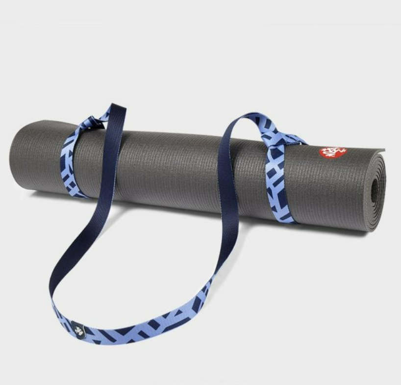 Manduka Popruh na podložku na cvičenie, modrý