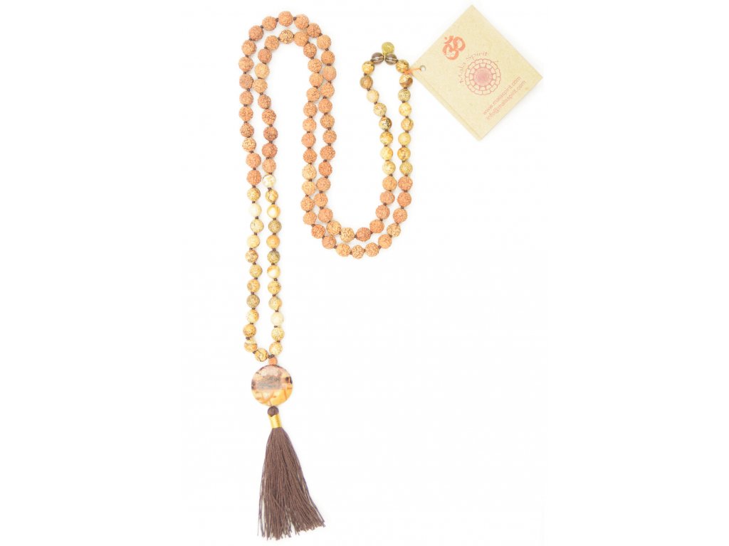 Mala Spirit Náhrdelník SELF CREATION MALA, hnedý