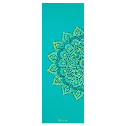 Gaiam Podložka na jogu Premium CAPRI 173x61x0,6cm, zelená