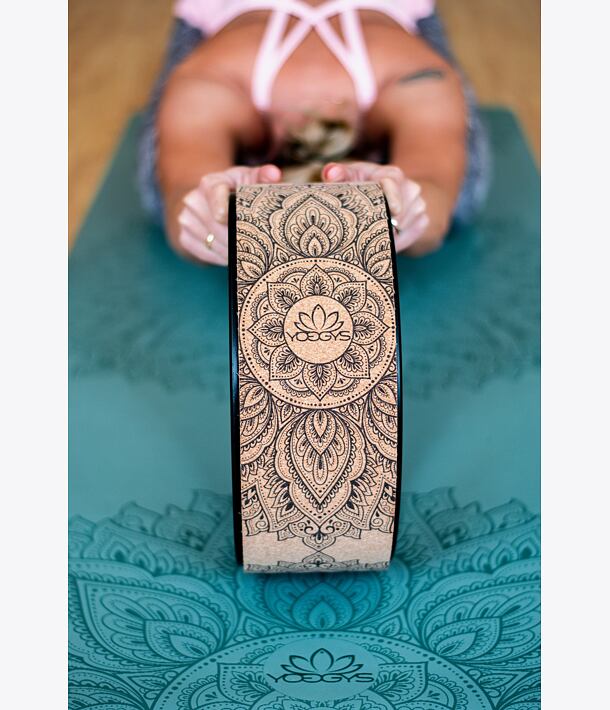 YOGGYS Kruh na jogu DARK MANDALA NATURAL