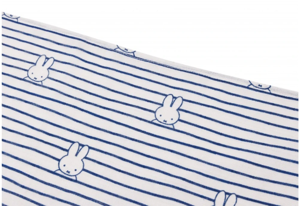 JOLLEIN Plienky 3 ks 70x70 cm Miffy Stripe Navy