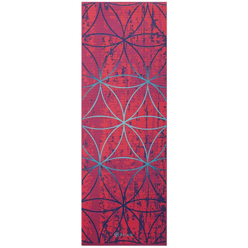Gaiam Podložka na jogu Premium RADIANCE 173x61x0,6cm, fialová
