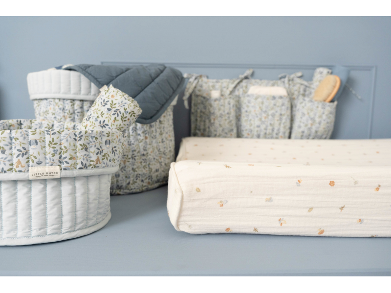 LITTLE DUTCH Plienky 70x70cm Forest Adventure & Denim Blue 2 ks