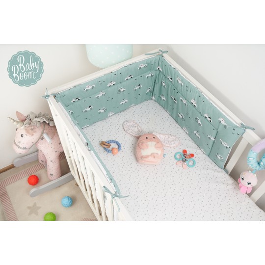 Babyboom Obojstranný mantinel 180x30cm Autíčka