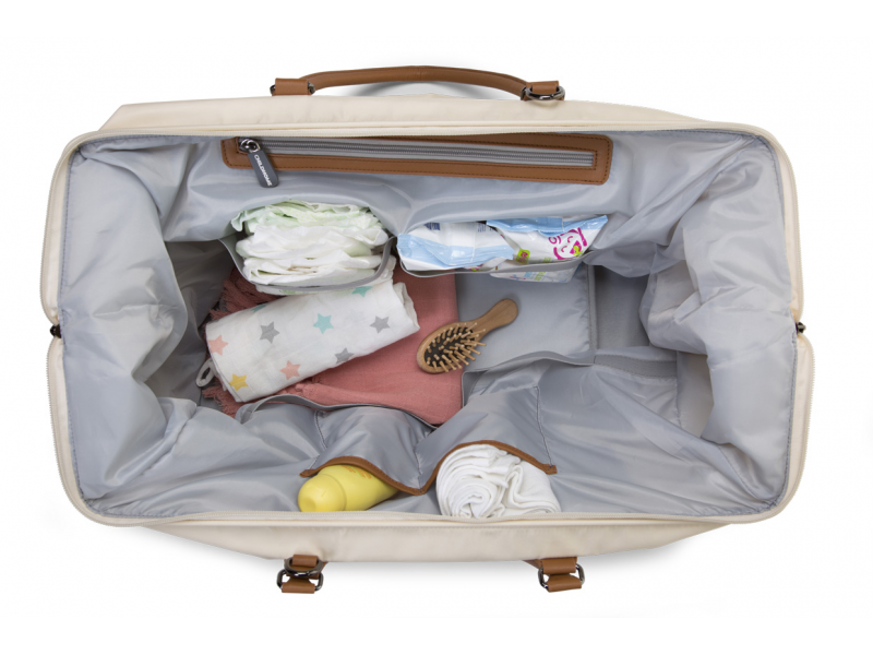 CHILDHOME Prebaľovacia taška MOMMY BAG BIG OFF WHITE