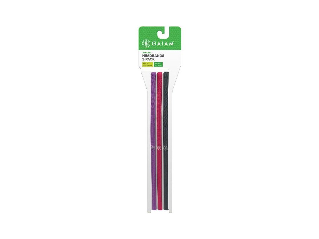 Gaiam Čelenka na jogu mix - 3ks