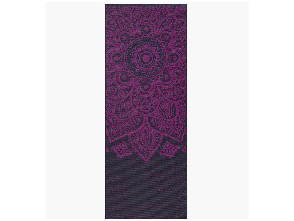 Gaiam podložka na cvičenie MANDALA 173x61x0,6cm, tmavomodrá