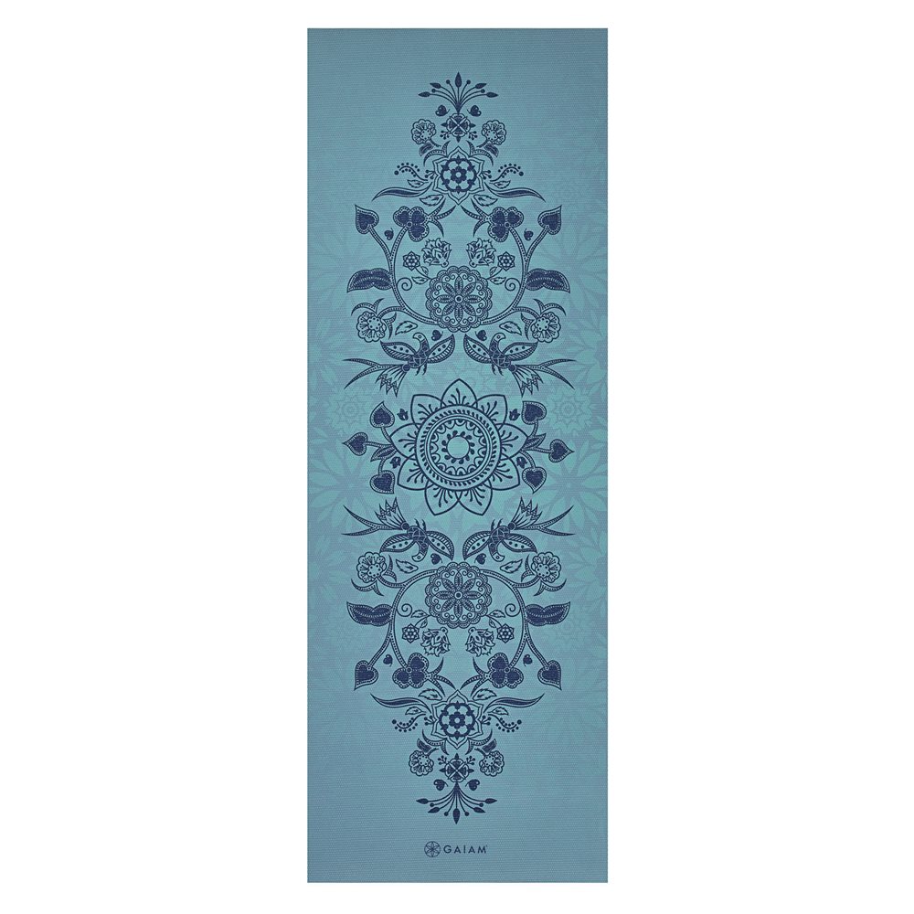 Gaiam Obojstranná podložka na jogu MYSTIC Sky 173x61x0,6cm, modrá
