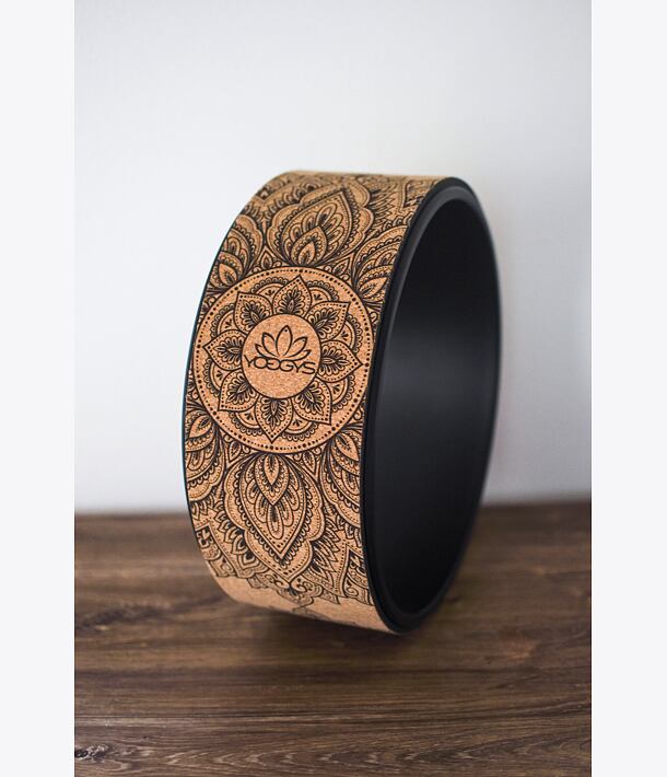 YOGGYS Kruh na jogu DARK MANDALA NATURAL