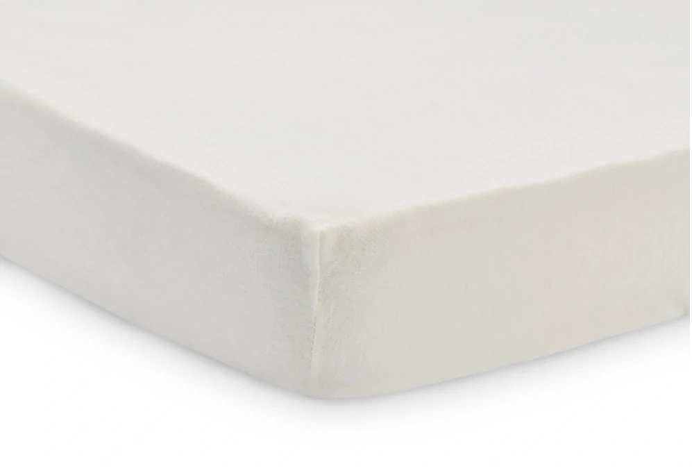 JOLLEIN Napínacia plachta 120x60 cm 2 ks Ivory