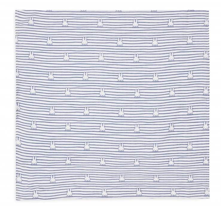 JOLLEIN Plienky 3 ks 70x70 cm Miffy Stripe Navy
