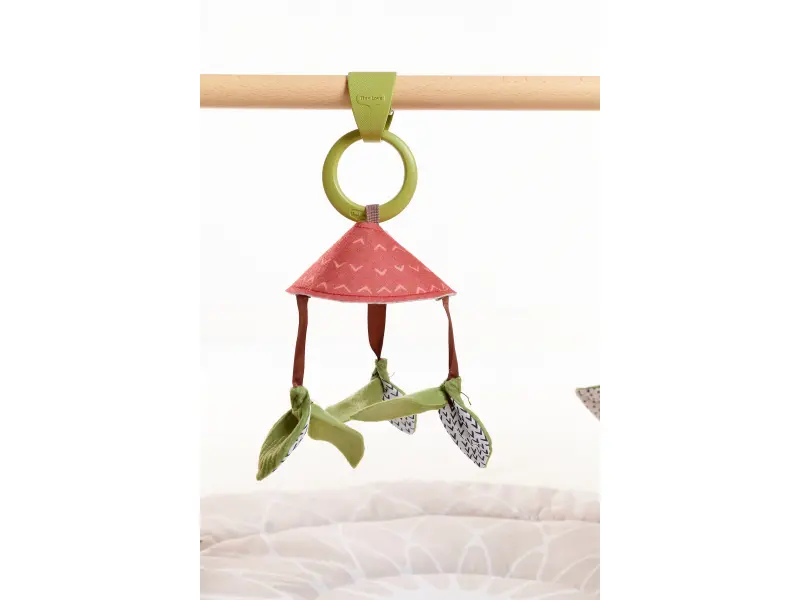 TINY LOVE Hracia deka s drevenou hrazdou BOHO CHIC