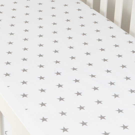 Babyboom Prestieradlo do postieľky Hviezdičky 120x60cm