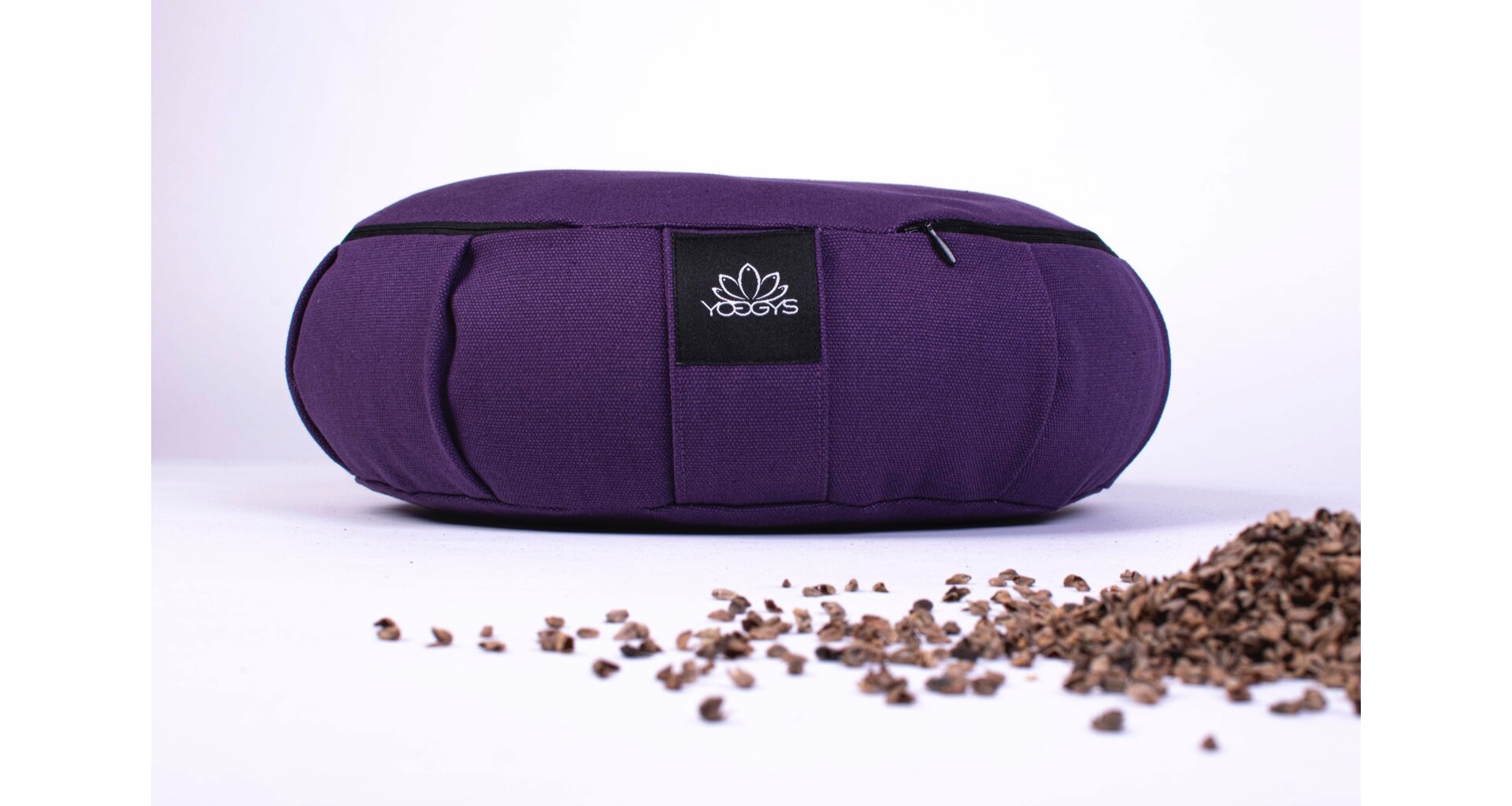 YOGGYS Meditačný vankúš čučoriedková