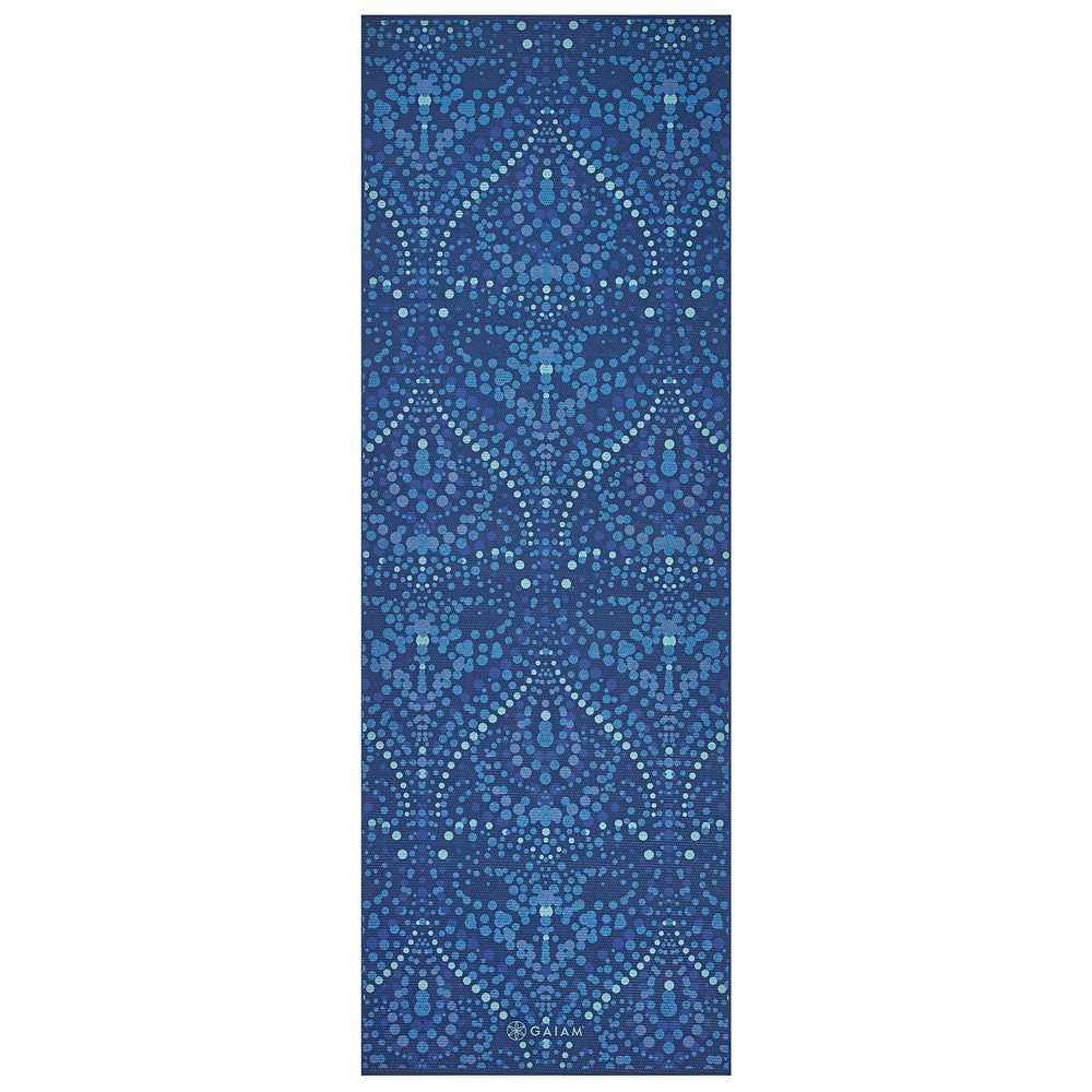 Gaiam Obojstranná podložka na jogu MYSTIC Sky 173x61x0,6cm, modrá