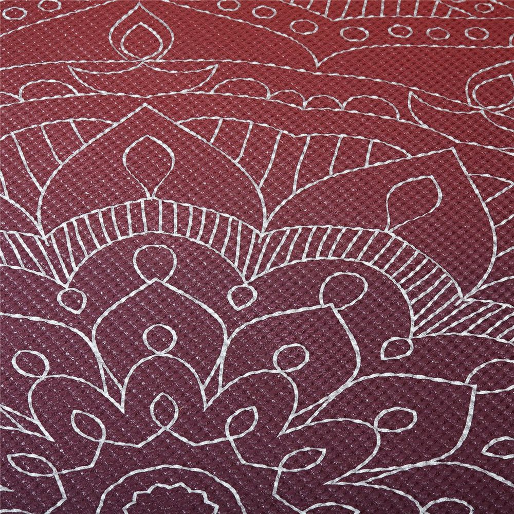 Gaiam Podložka na jogu Metallic Sunset 173x61x0,6cm, červená