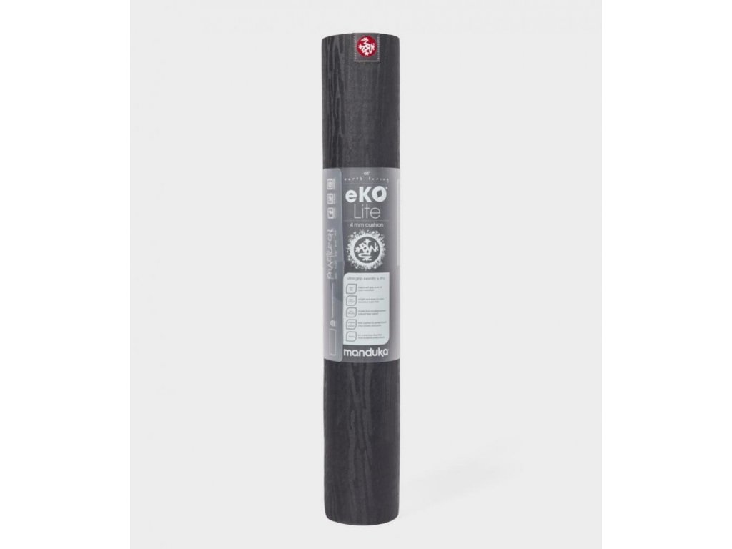 Manduka Podložka na cvičenie jogy EKO Lite CHARCOAL 180x61x0,4cm, sivá