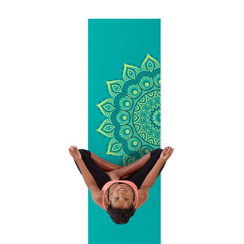 Gaiam Podložka na jogu Premium CAPRI 173x61x0,6cm, zelená