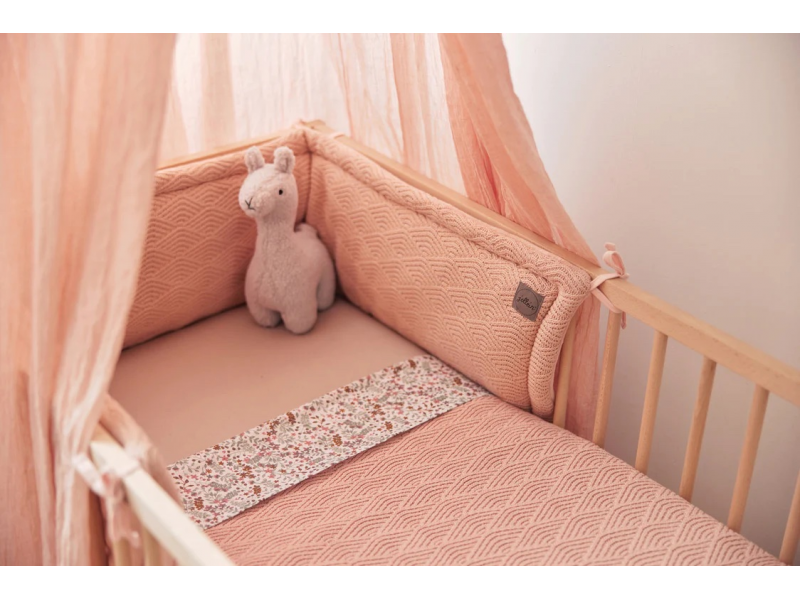 JOLLEIN Pletená deka 75X100cm PALE PINK