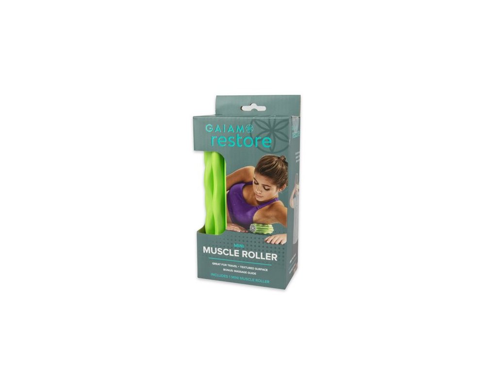 Gaiam Mini masážny penový valec zelený