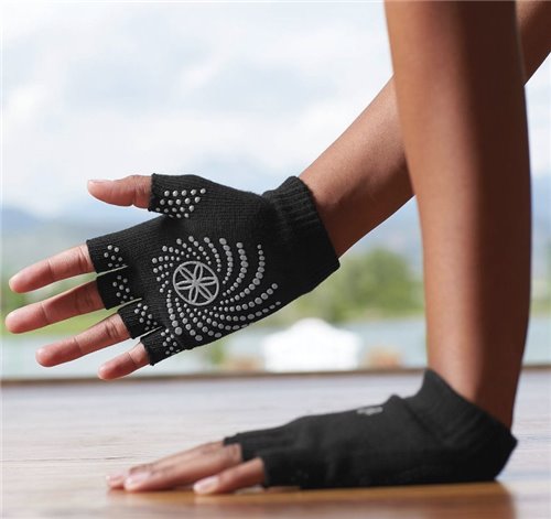 Gaiam Rukavice na jogu čierna