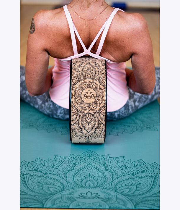 YOGGYS Kruh na jogu DARK MANDALA NATURAL