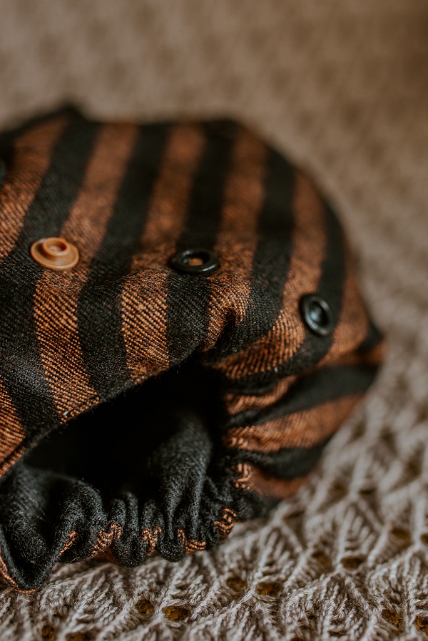 PUPPI Vrchné nohavičky z Merino vlny SIO "BEE WILD" OS cvoky