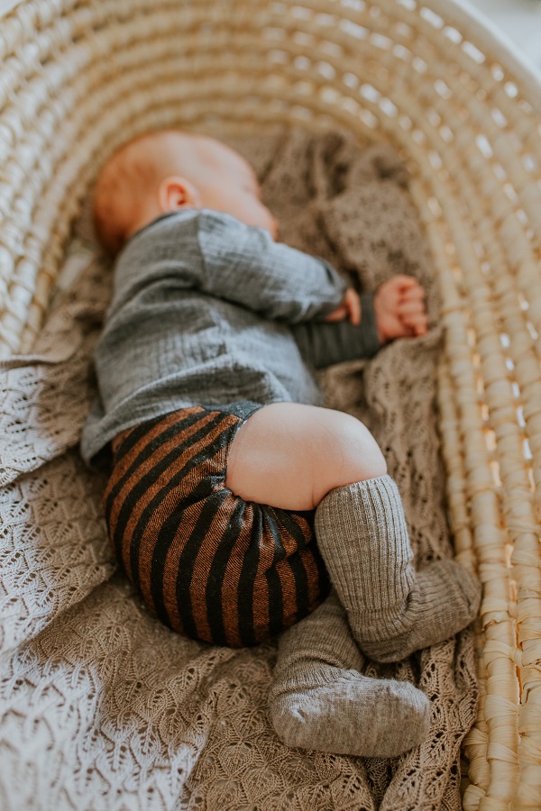 PUPPI Vrchné nohavičky z Merino vlny SIO "BEE WILD" OS cvoky