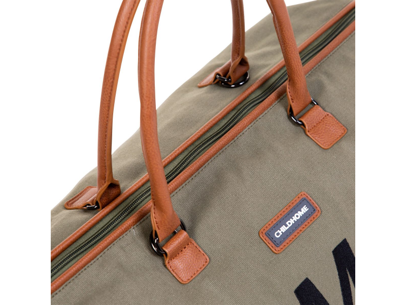 CHILDHOME Prebaľovacia taška MOMMY BAG BIG CANVAS KHAKI