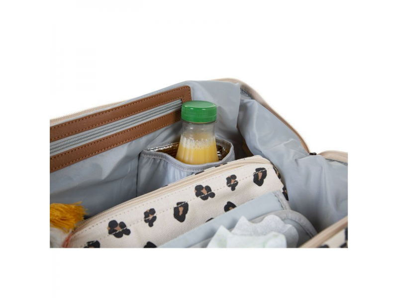 CHILDHOME Toaletná taška CANVAS LEOPARD