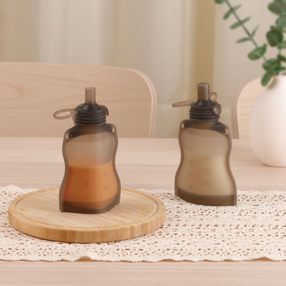 Haakaa Silikónové kapsičky na príkrmy pre deti 2x130 ml