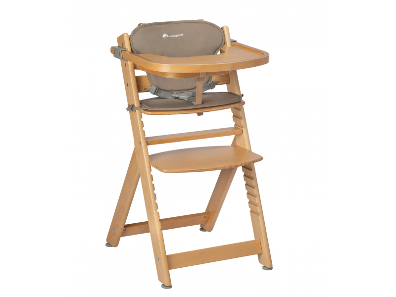 BEBECONFORT Timba stolička rastúca Natural Wood s podložkou