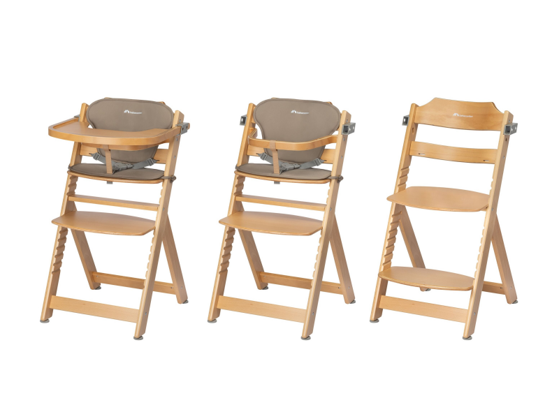 BEBECONFORT Timba stolička rastúca Natural Wood s podložkou