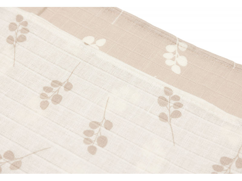JOLLEIN Plienky 3 ks 70x70 cm Twig Wild Rose