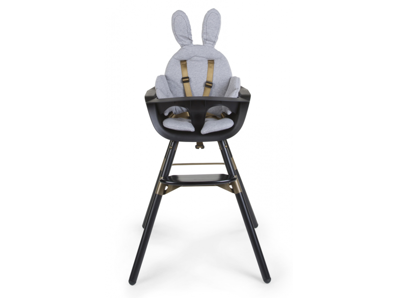 CHILDHOME Sedacia podložka do detskej stoličky Rabbit Jersey Grey
