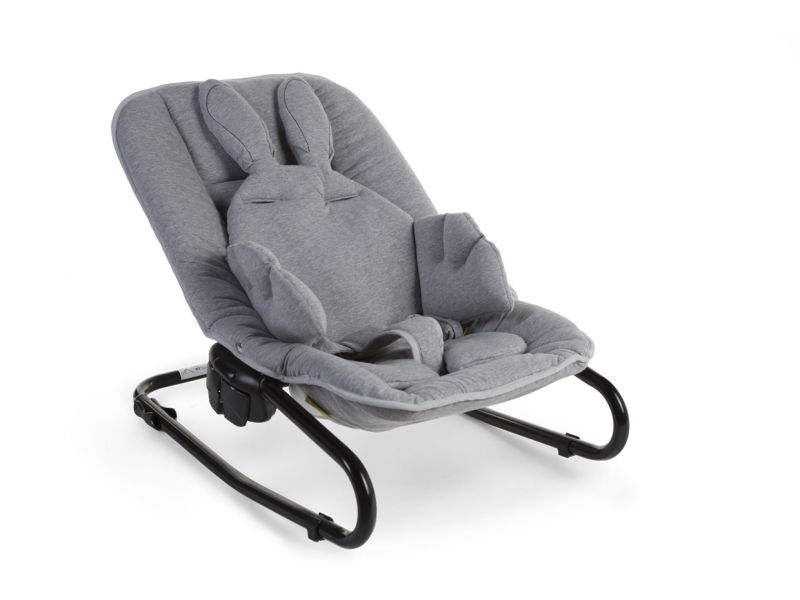 CHILDHOME Sedacia podložka do detskej stoličky Rabbit Jersey Grey