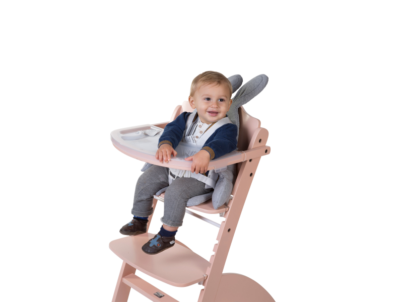 CHILDHOME Sedacia podložka do detskej stoličky Rabbit Jersey Grey