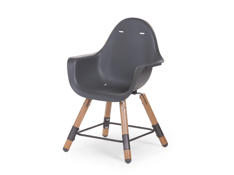 CHILDHOME Stolička 2v1 Evolu 2 Natural / Anthracite