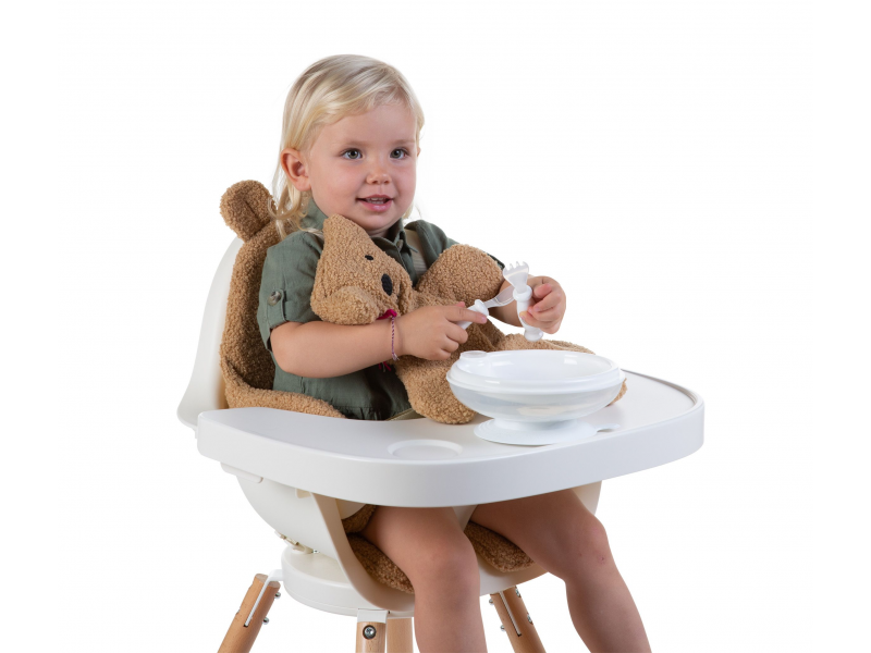 CHILDHOME Sedacia podložka do stoličky Evolu Teddy Beige