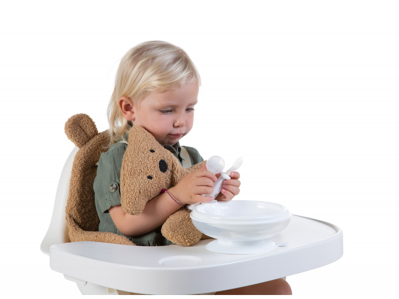 CHILDHOME Sedacia podložka do stoličky Evolu Teddy Beige